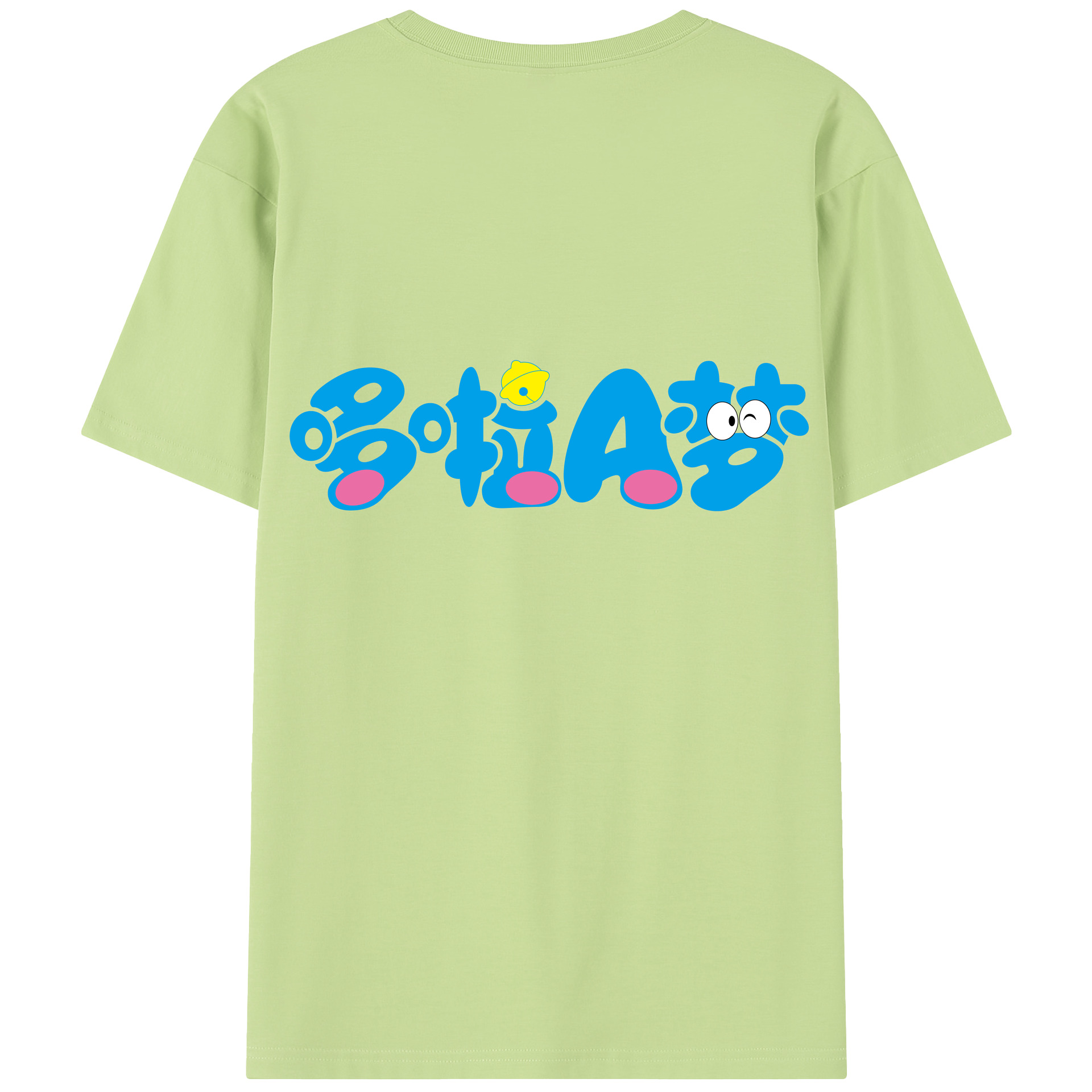 （画像用） ドラえもん Doraemon 綿100％半袖Tシャツ（背面プリント）